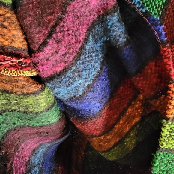 Vel-Mex Rainbow Boho Drug Rug Size Medium - Picture 6 of 6